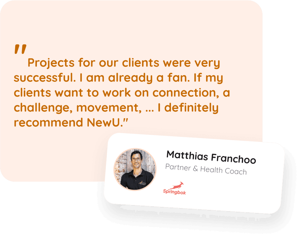 Together we set the standard in vitality & connectivity at work